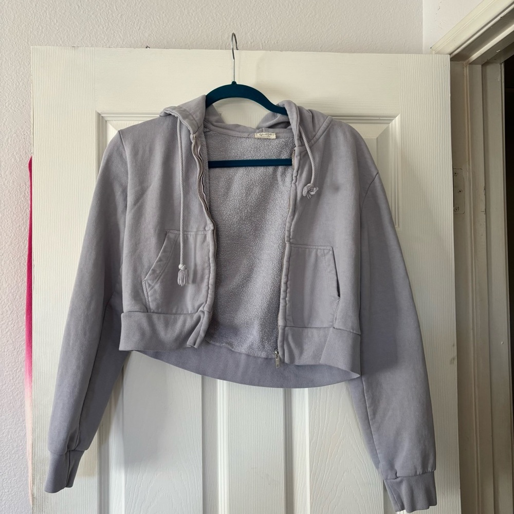 Brandy Melville Light Gray Hoodie